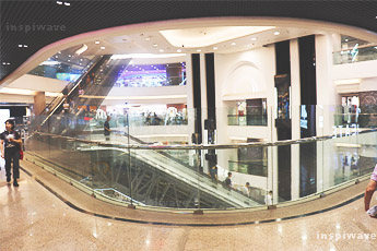 Causeway Bay Time Square Interior escalators