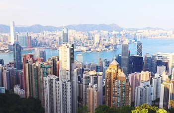 View of Hong Kong Island