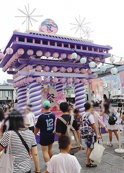 Ocean Terminal entrance often with events