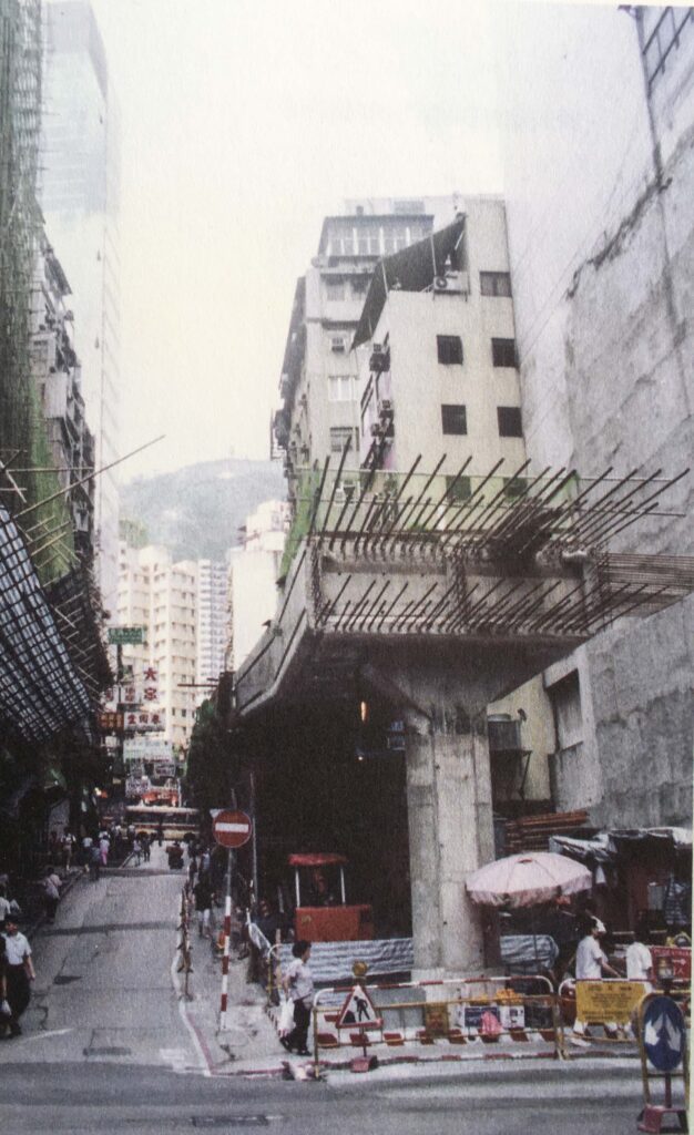 In 1992, construction of Mid-Levels Escalator was still in progress