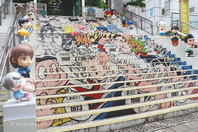 Stair Statues and Drawing
