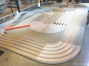 Tamiya model racing track