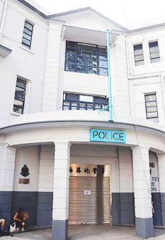 Old Yau Ma Tei Police Station Front Door