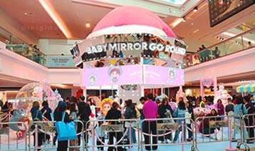 Festival Walk Mirror Cross Over Sanrio as #3 Decorated Christmas Places