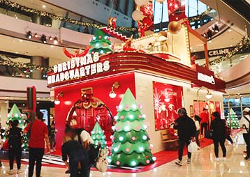 IFC Christmas Mall Decoration as #2 Decorated Christmas Places